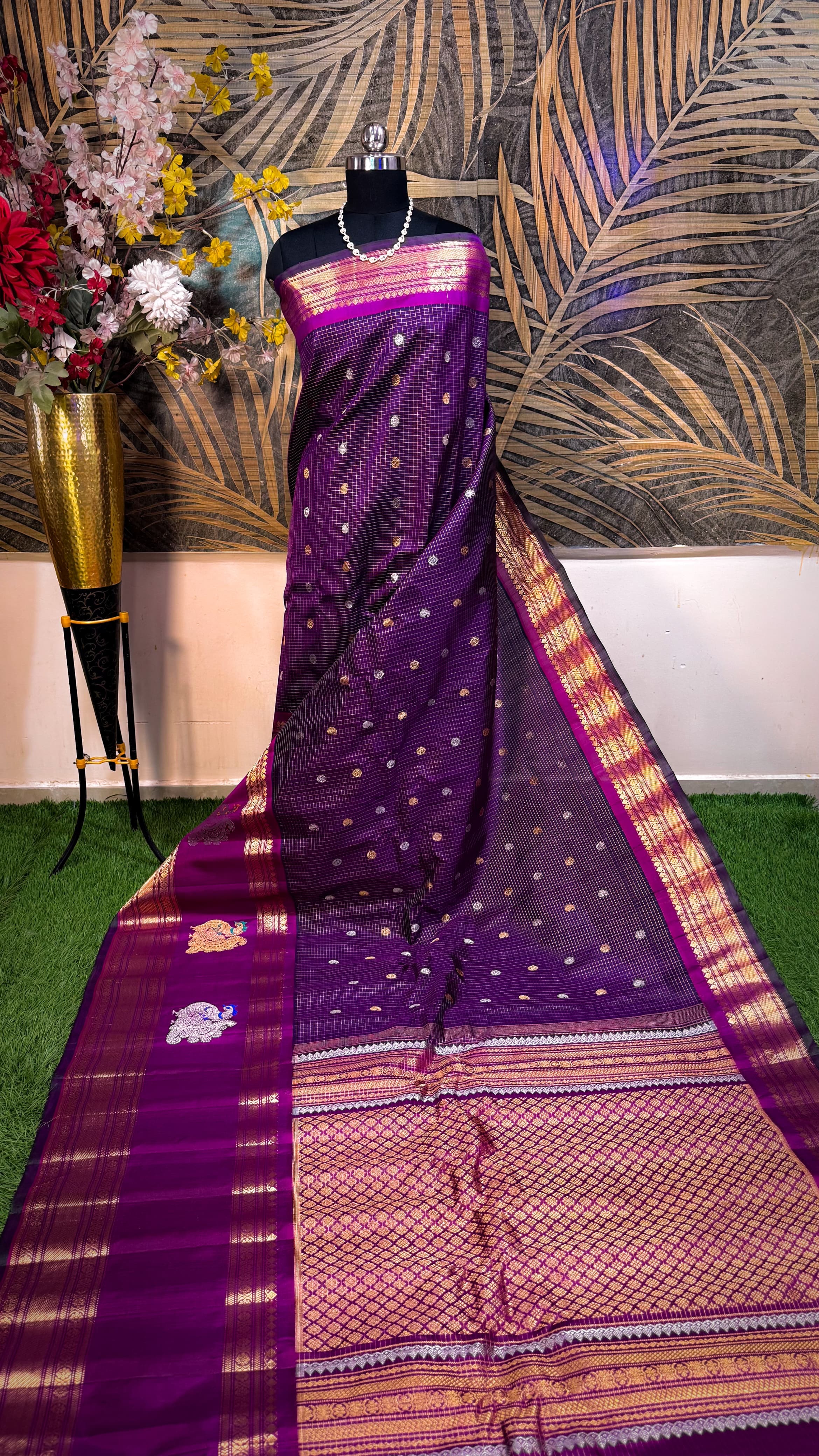Mustard Yellow Handloom Saree